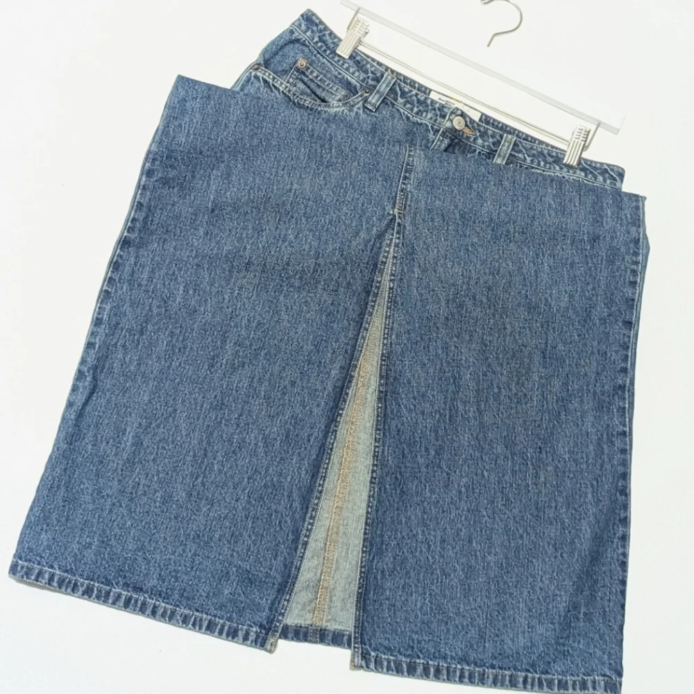 Vintage | Old Navy | Maxi Denim Skirt | 90s Bohemian | Y2K | Trendy | Jeans